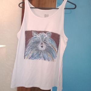 Hand-painted reclaimed shirts